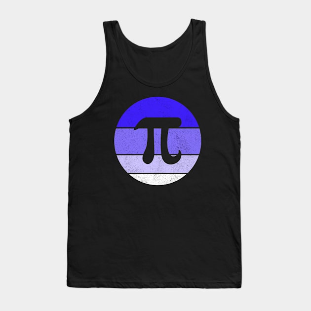 3.14159 Pi Day Math Teacher Retro Vintage Tank Top by savariya